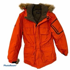 💖Lands End Feather & Goosedown Winter Coat size L